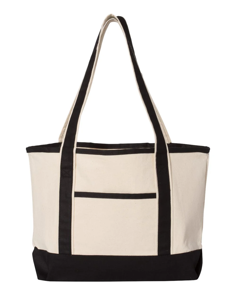 Q-Tees-Q125800-20L Small Deluxe Tote - Image 2