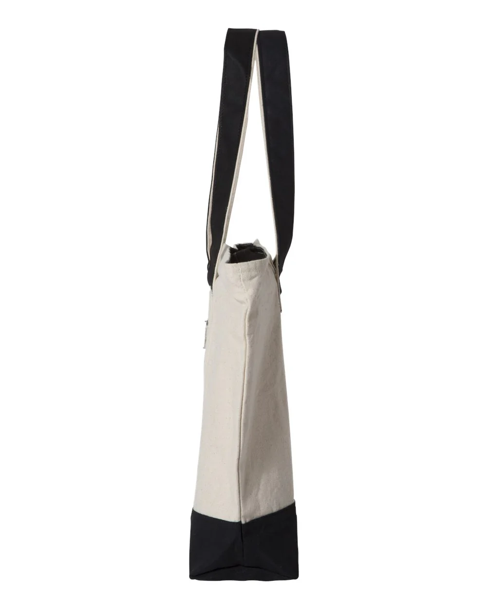 Q-Tees-Q1300-19L Zippered Tote - Image 4