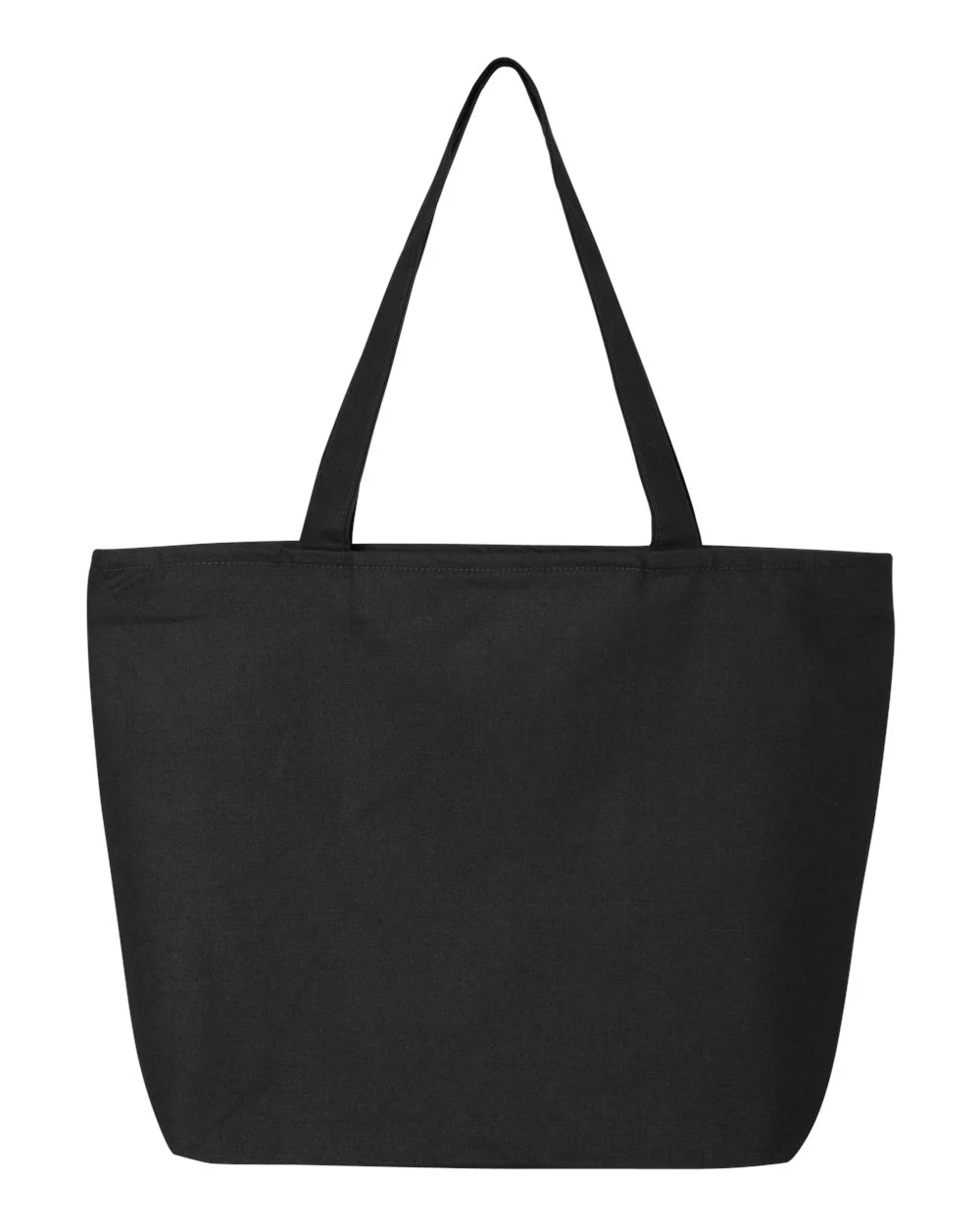 Q-Tees-Q611-25L Zippered Tote - Image 3