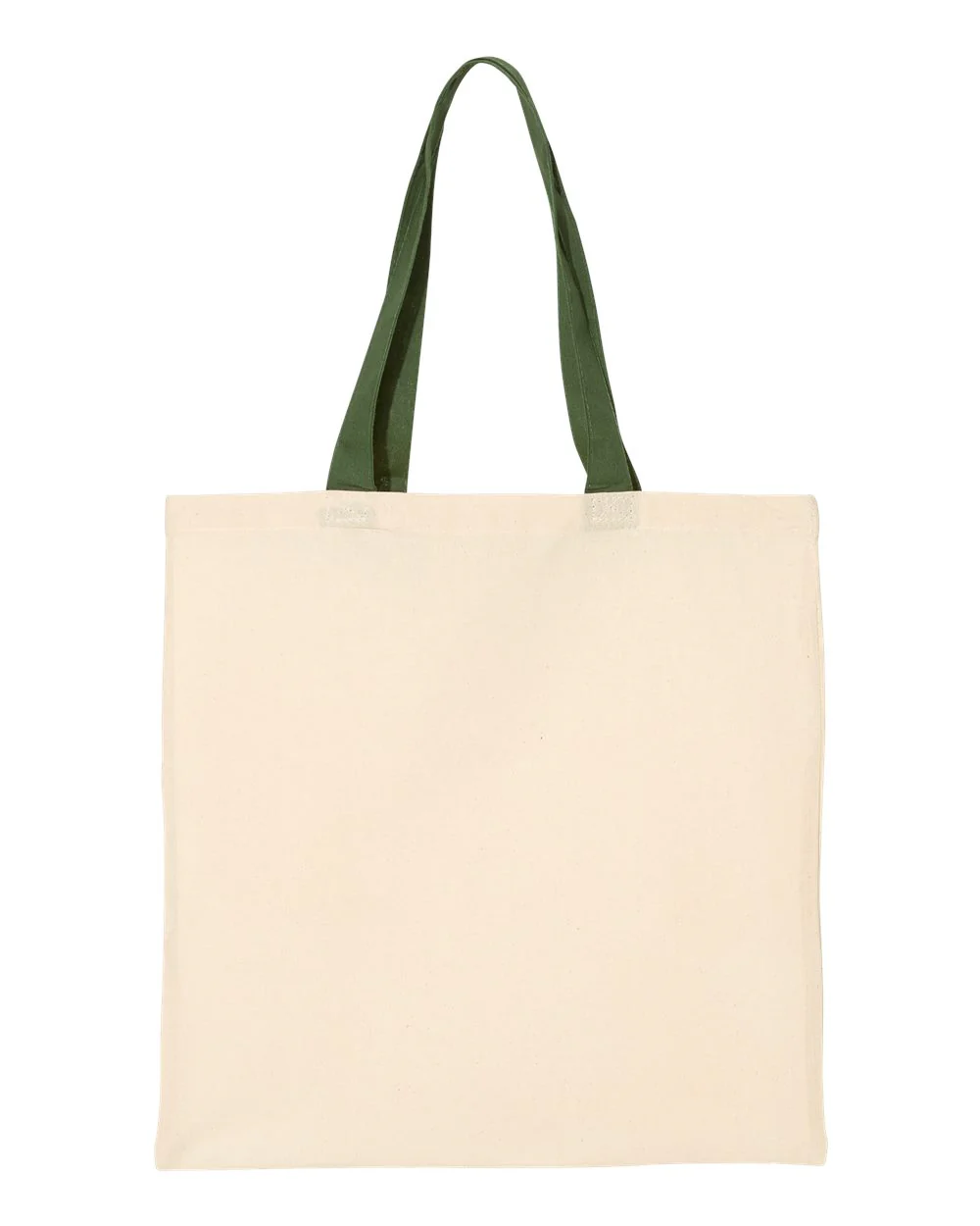 Q-Tees-QTB6000-Economical Tote with Contrast-Color Handles - Image 7